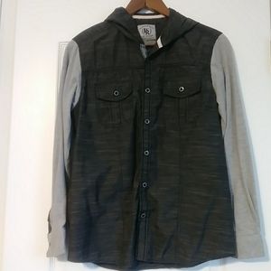 AUTHENTIC DEPT. LR SCOOP hoodie shirt S/boy XL(18)